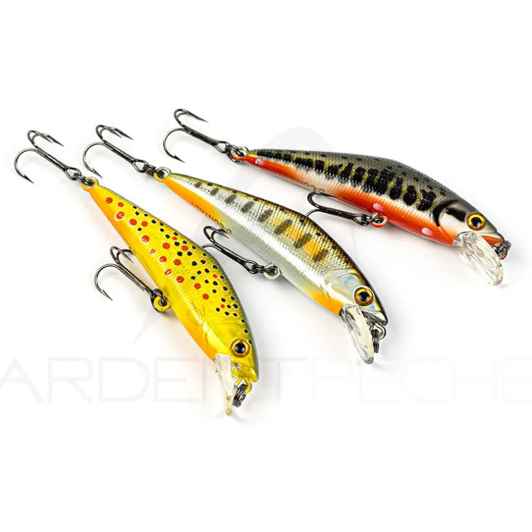 Pack de 3 poissons nageurs truite SMITH D-Contact 50 S