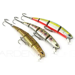 Pack de 3 poissons nageurs truite DUO Ryuki Quattro 70 S