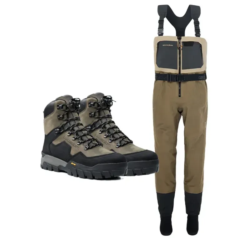 Pack waders GRUNDENS Boundary Zip + chaussures Bankside
