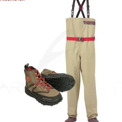 Pack waders REDINGTON enfant Crosswater youth Grain + chaussures caoutchouc