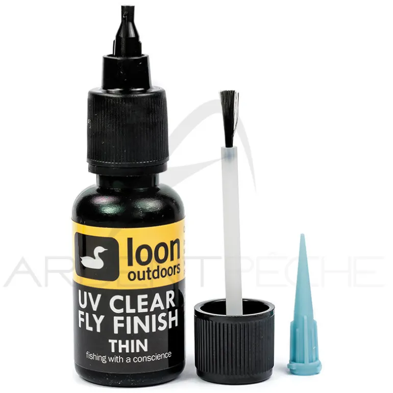 Résine UV LOON clear fly finish thin petit