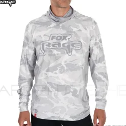 Sweat à capuche FOX RAGE UV Hooded light camo top