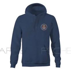 Sweat GRUNDENS Displacement hoodie navy heather