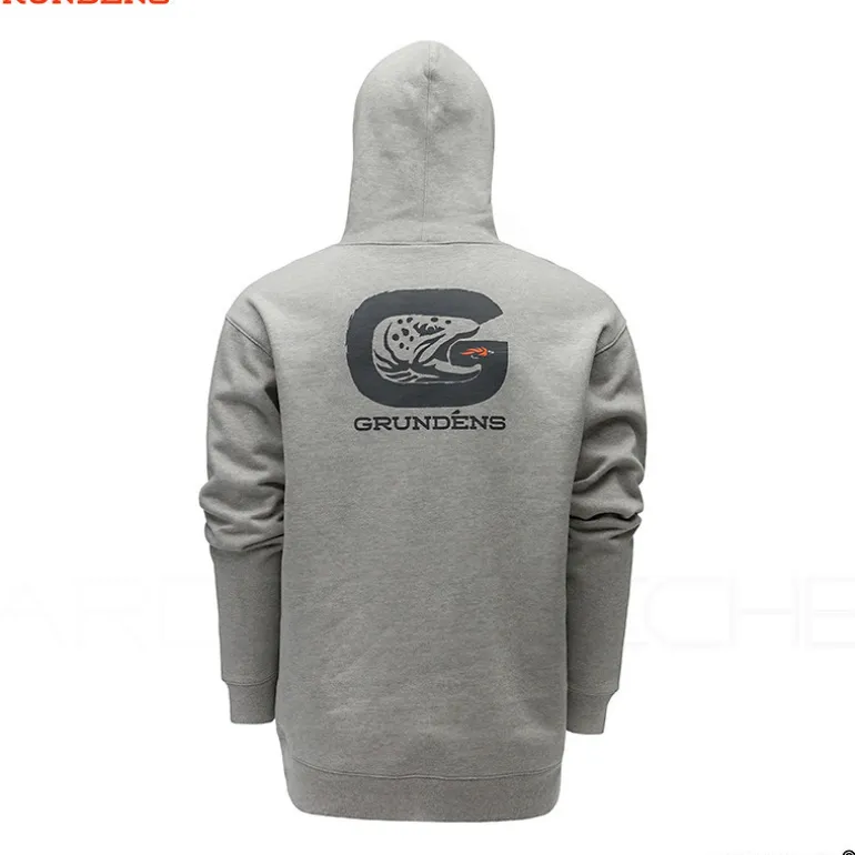 Sweat GRUNDENS G Trout hoodie Athletic heather