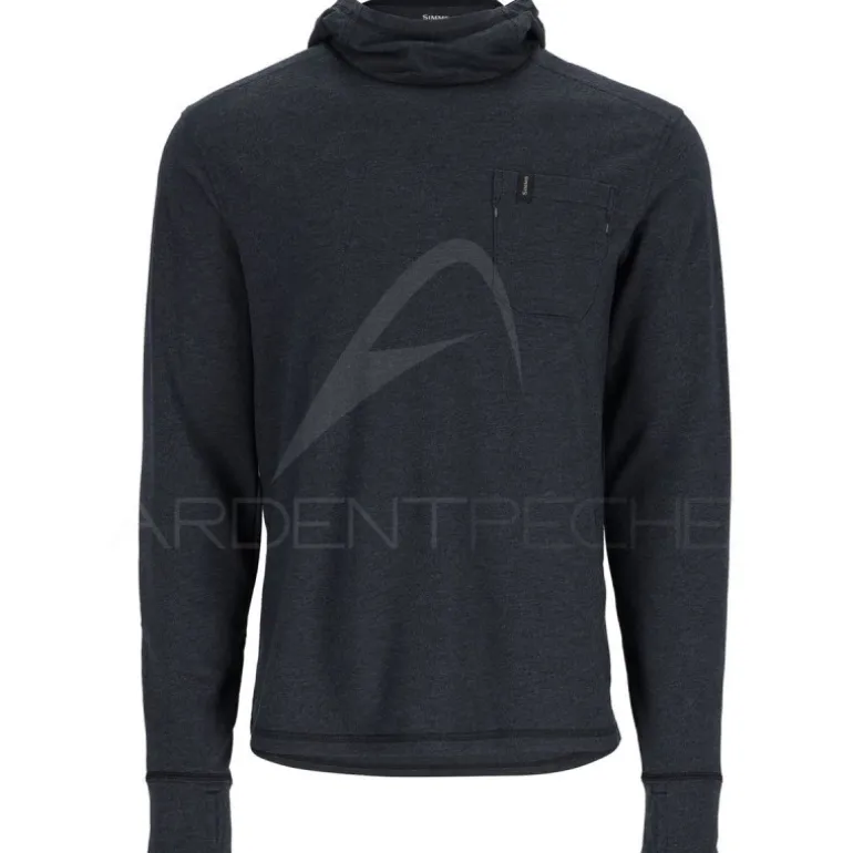 Sweat SIMMS Henry's Fork Hoody Black Heather