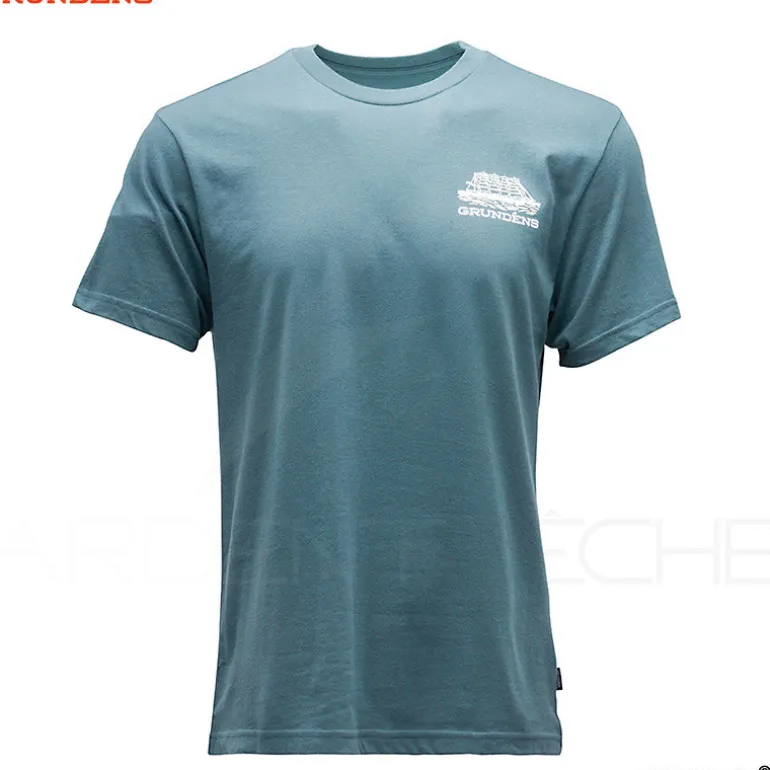 T Shirt GRUNDENS Tall ship SS Dark slate