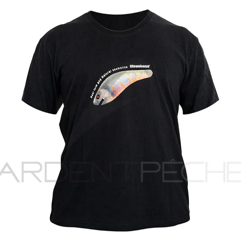 T Shirt MEGABASS Z-Crank bass black