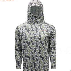 Tee shirt à capuche GRUNDENS Solstrale hoodie Tea duck camo