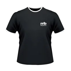 Tee shirt MEGABASS Tete de mort avec liseret blanc