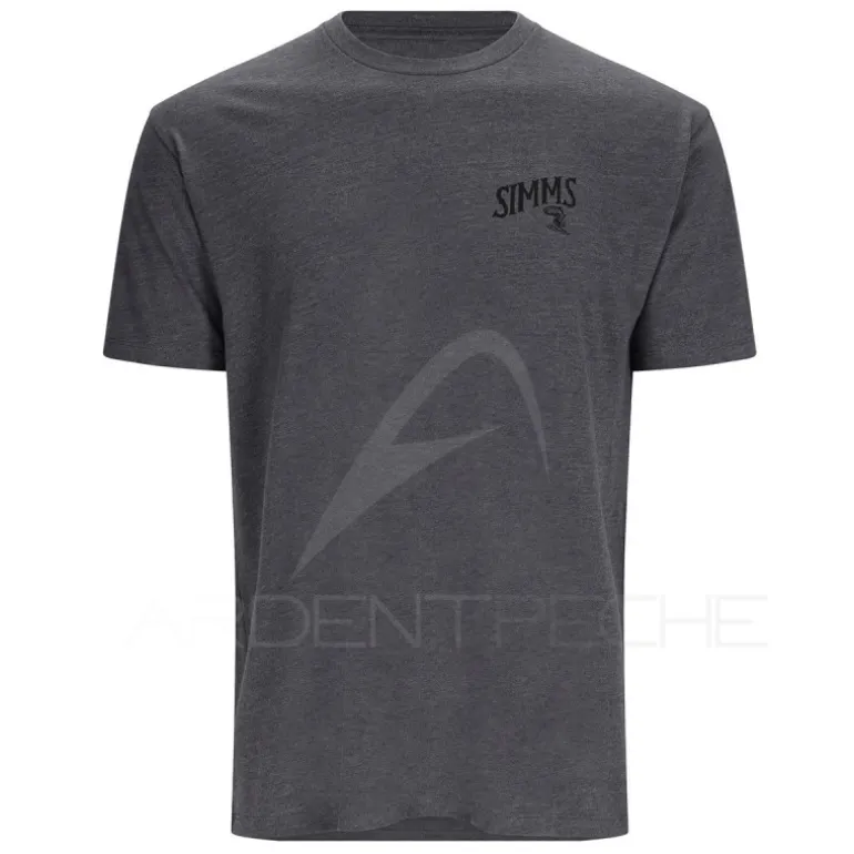 Tee shirt SIMMS Bozeman Scene Titanium Heather