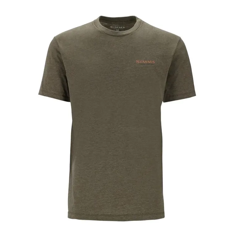 Tee shirt SIMMS Let It Fly T-Shirt Military Heather