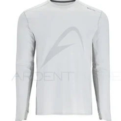 Tee shirt SIMMS Solarflex Crew Sterling/Cinder