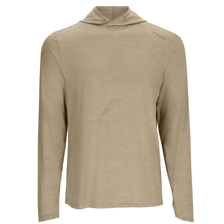 Tee shirt SIMMS Solarflex Cooling Hoody Stone