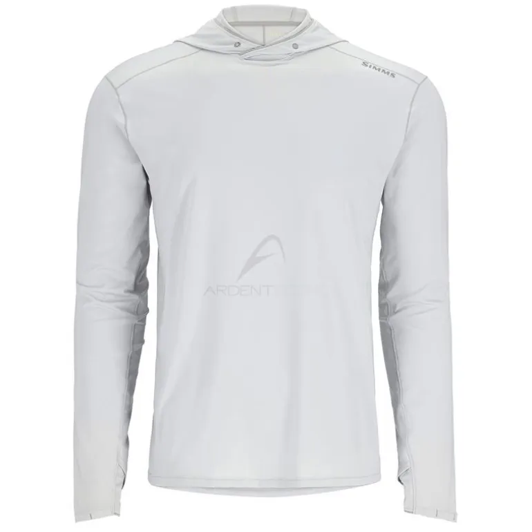Tee shirt SIMMS Solarflex Hoody Sterling