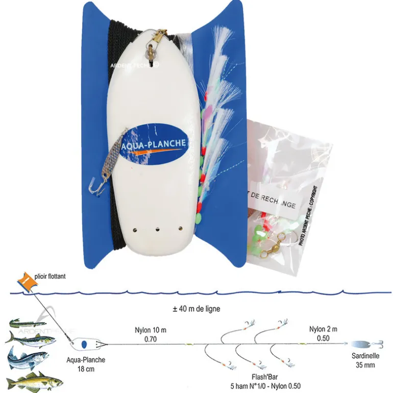 Traine bateaux maquereaux FLASHMER