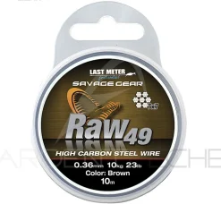 Tresse acier SAVAGE GEAR Raw49 Steelwire