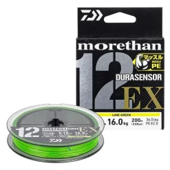 Tresse DAIWA Morethan 12 EX 2025 Lime green 150m