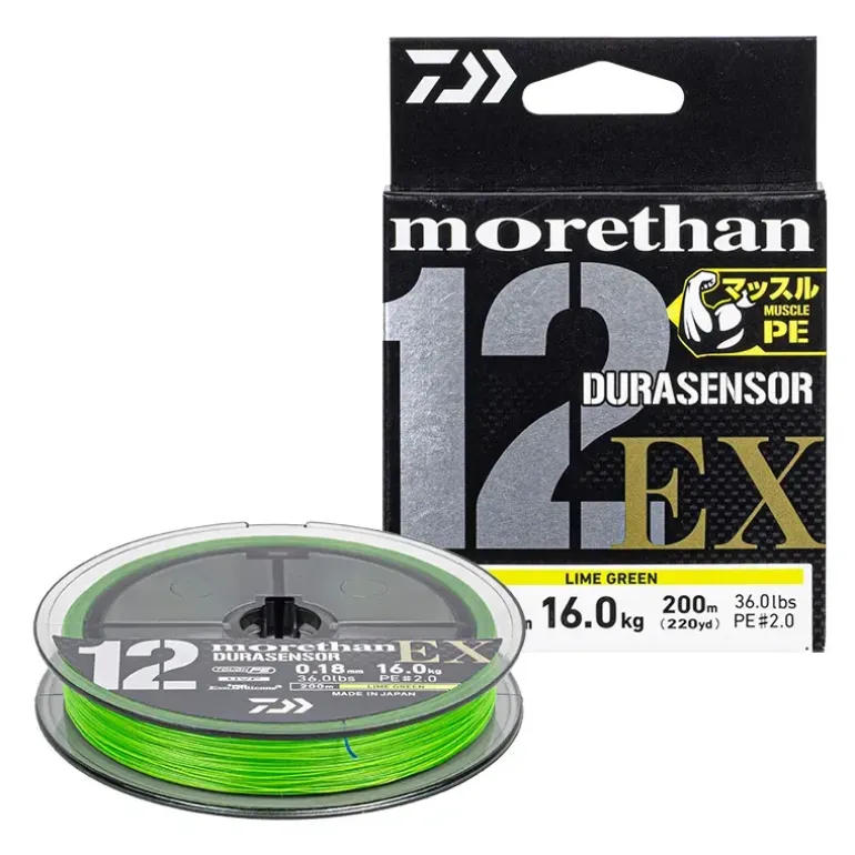Tresse DAIWA Morethan 12 EX 2025 Lime green 150m