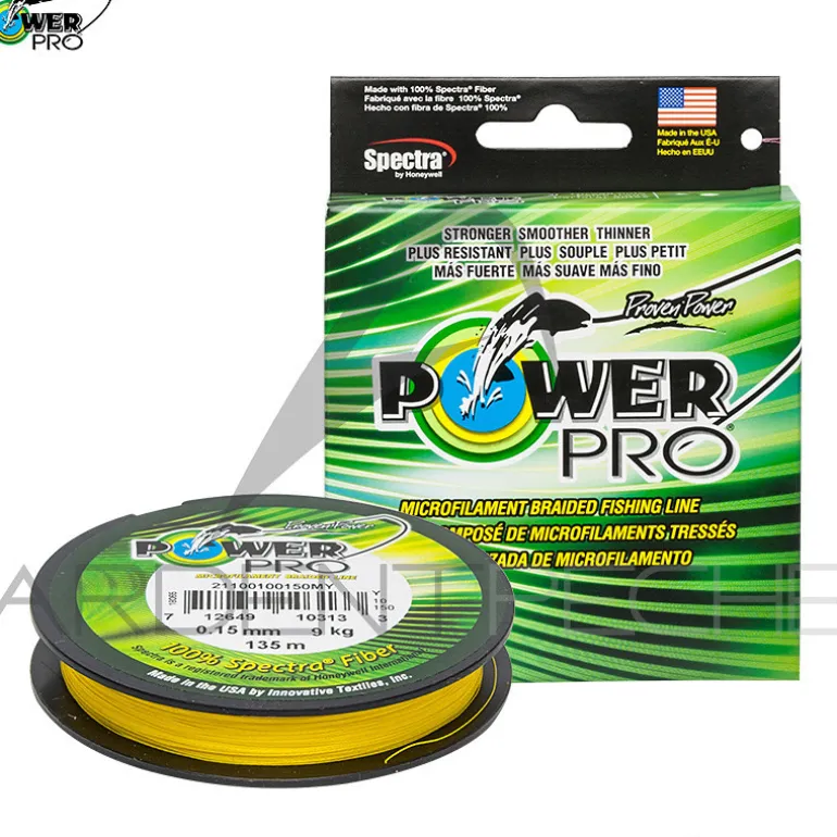 Tresse POWER PRO Jaune 275m