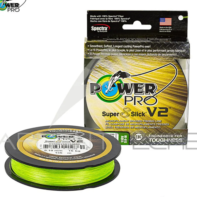 Tresse POWER PRO Super 8 slick V2 Aqua green 135m