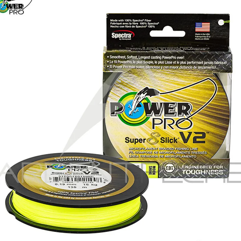 Tresse POWER PRO Super 8 slick V2 Moon shine 135m
