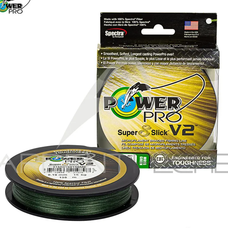 Tresse POWER PRO Super 8 slick V2 Moss green 135m