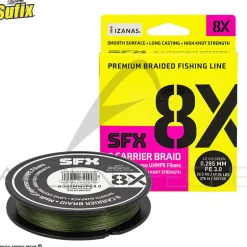 Tresse SUFIX SFX 8 Carrier braid Lo vis green 270m