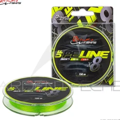 Tresse ULTIMATE FISHING PE Line X8 Chartreuse 150m