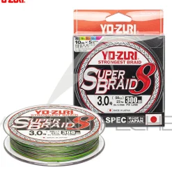 Tresse YO ZURI Superbraid 8X Multicolore 300m