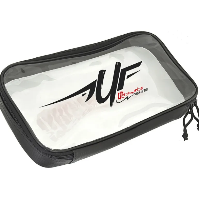 Trousse à leurres ULTIMATE FISHING Clear pouch L
