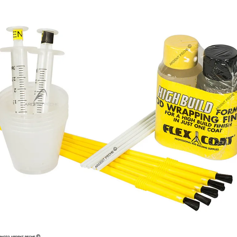 Vernis epoxy FLEX COAT rod wrapping finish super kit