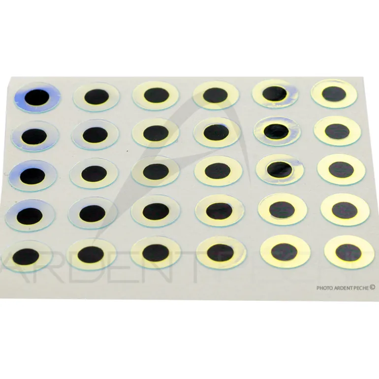 Yeux plats adhésifs super pearl
